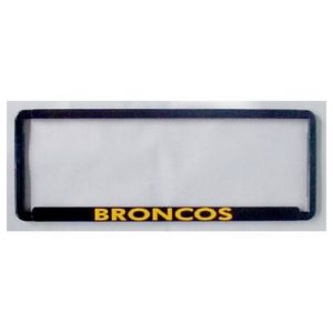 Novelty Number Plate Frame - Broncos