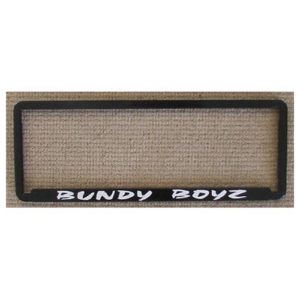 Novelty Number Plate Frame - Bundy Boyz