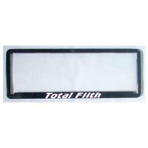 Novelty Number Plate Frame - Total Filth