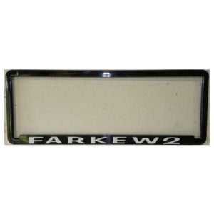 Novelty Number Plate Frame - Farkew2