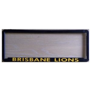 Novelty Number Plate Frame - Brisbane Lions