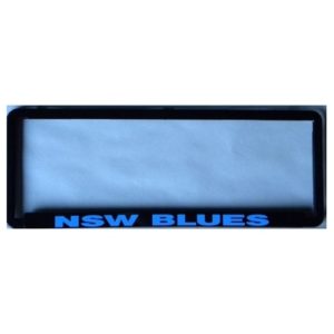 Novelty Number Plate Frame - Blues -  NSW BLUES