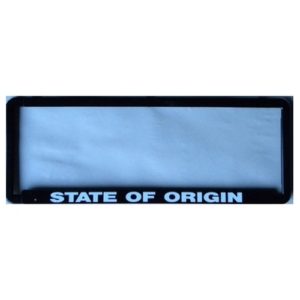 Novelty Number Plate Frame - STATE OF ORIGIN