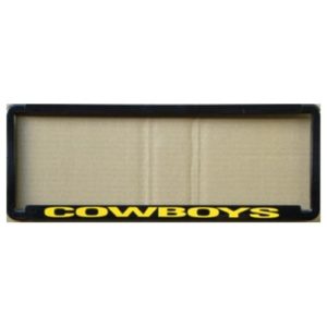 Novelty Number Plate Frame - Cowboys