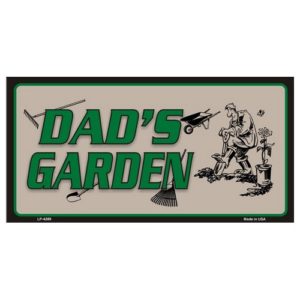 USA Novelty Number Plate - Dad's Garden