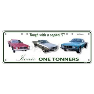 Novelty Number Plate (Flat) - One Tonners X 3