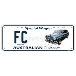 Novelty Number Plate (Flat) - Fc Special Wagon