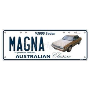 Novelty Number Plate (Flat) - Magna V3000