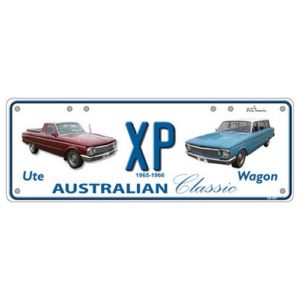 Novelty Number Plate (Flat) - Xp Ute And Wagon