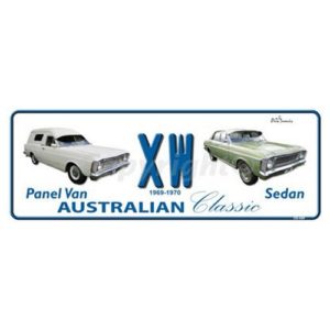 Novelty Number Plate (Flat) - Xw Panel Van & Sedan