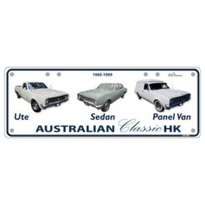 Novelty Number Plate (Flat) - Hk Ute Sedan And Panel Van