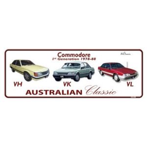 Novelty Number Plate (Flat) - Holden Commodore Trio