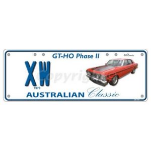 Novelty Number Plate (Flat) - XW GTHO Phase 2 II