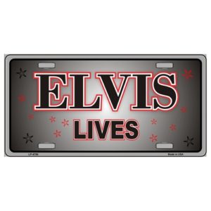 USA Novelty Number Plate - Elvis Lives