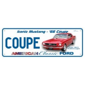 Novelty Number Plate - Ford Mustang 1966 Coupe