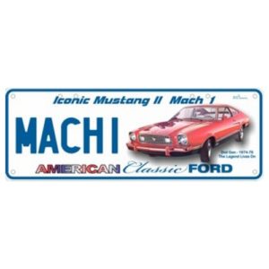 Novelty Number Plate - Ford Mustang II Mach 1