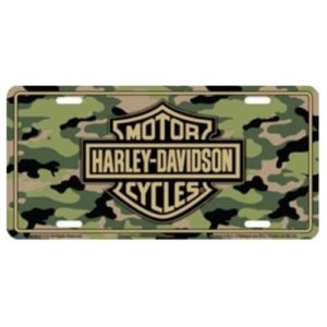 USA Novelty Number Plate - Harley Davidson Camouflage