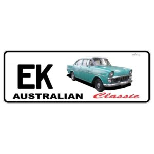 Novelty Number Plate - Holden EK