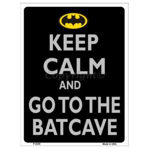 Parking Sign - Keep Calm & Go To The Batcave