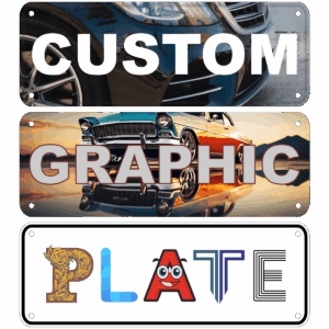 Design Your Own Graphic Standard Australia Size Novelty Number Plate Sign