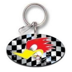 Keychain - Mr Horsepower Checker Flag
