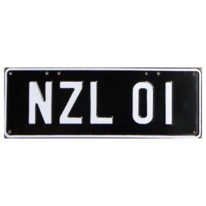 Novelty Number Plate - Nzl01