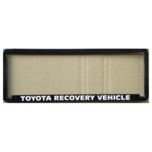 Novelty Number Plate Frame - Toyota Recovery Vehicle