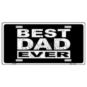 USA Novelty Number Plate - Best Dad Ever