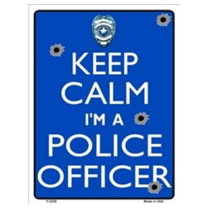 Parking Sign - Keep Calm I'm A Police Officer