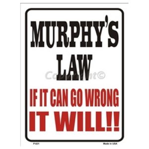 Parking Sign - Murphys Law