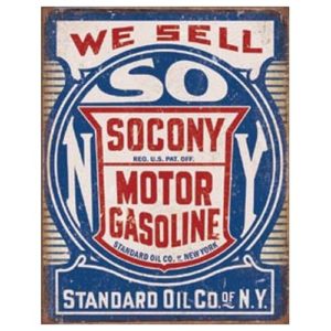 Sign - Socony Gasoline