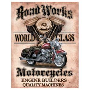 Sign - Road Works Motorcycles