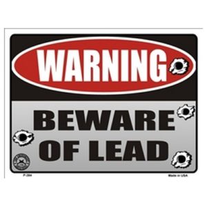 Parking Sign - Warning Beware Of Lead