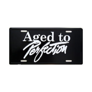USA Novelty Number Plate - Aged To Perfection
