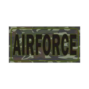 USA Novelty Number Plate - Airforce - Camouflage