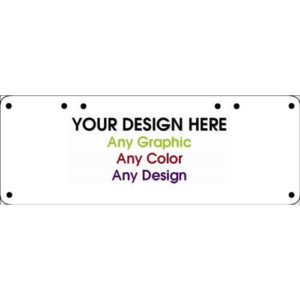 Design Your Own Graphic Standard Australia Size Novelty Number Plate Sign