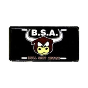 USA Novelty Number Plate - B.S.A. - Bullshit Artist