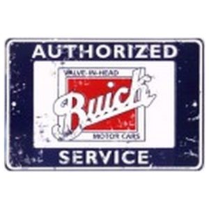 Sign - Buick Authorised Service (Rectangle)