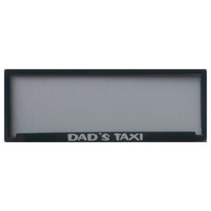 Novelty Number Plate Frame - Dads Taxi