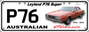 Novelty Number Plate - Leyland P76 Sm