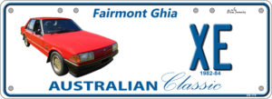 Novelty Number Plate - Ford  XE Fairmont Ghia - Sm