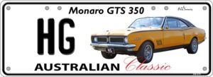 Novelty Number Plate - Holden HG Monaro Gts350 Sm