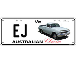 Novelty Number Plate - Holden EJ Ute