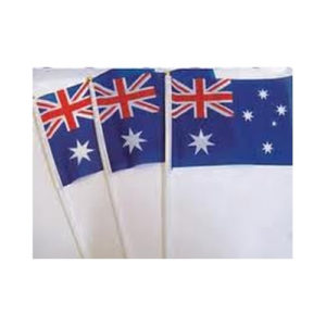 Australian Handwaver Flag Large - 30cm X 45cm On 60cm Pole