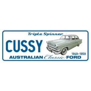 Novelty Number Plate - Ford - Customline Triple Spinner 1949-59