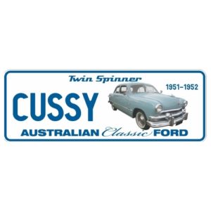 Novelty Number Plate - Ford - Customline Twin Spinner 1951-52