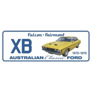 Novelty Number Plate - Ford - Xb Falcon Fairmont 1973-1976