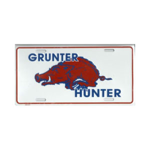 USA Novelty Number Plate - Grunter Hunter