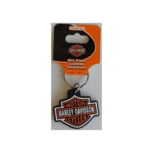 Keychain - Harley Davidson Logo Rubber