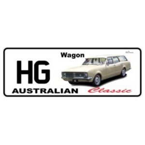 Novelty Number Plate - Holden HG Wagon Sm